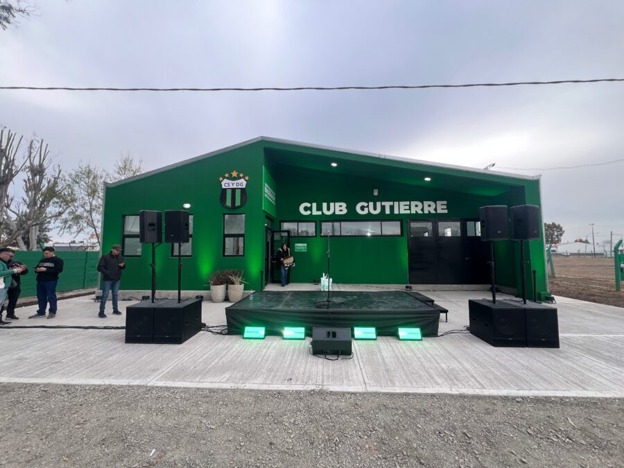 Sede deportiva — obra pública