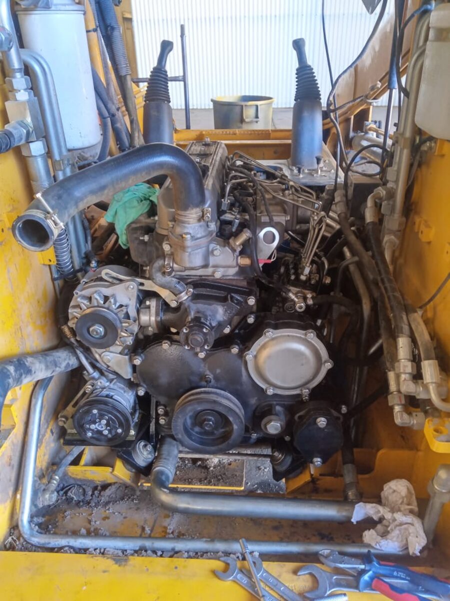 Taller mecánico — motor de maquinaria